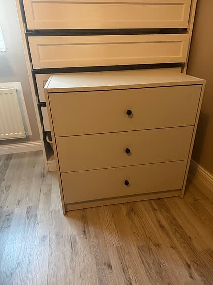 Ikea Gursken byrå beige