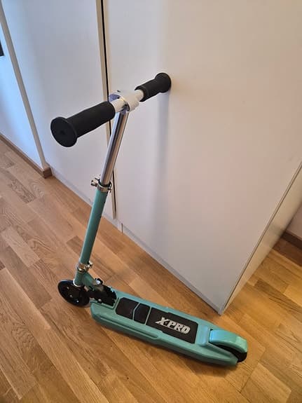 X-Pro elsparkcykel turkos för barn