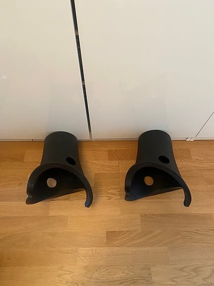 Cykelhållare, cycloc väggfäste cykel svart plast