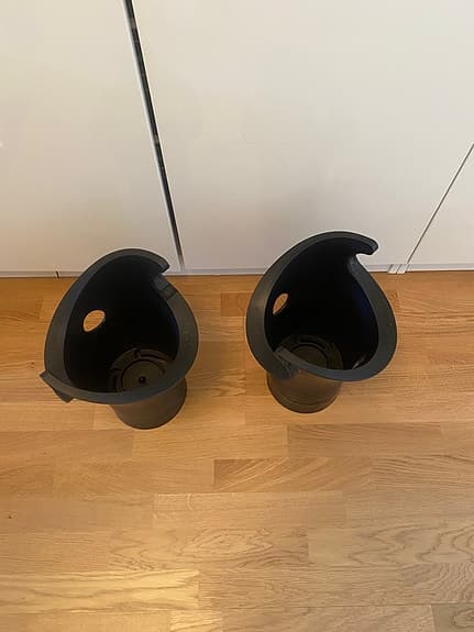 Cykelhållare, cycloc väggfäste cykel svart plast