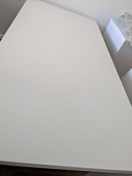 Vitt matbord