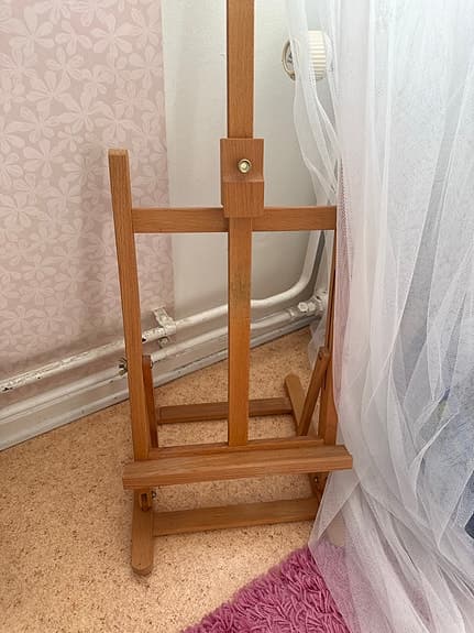 Varde bordstaffli i trä