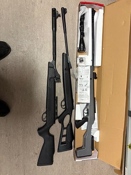 4 olika luftgevär säljes