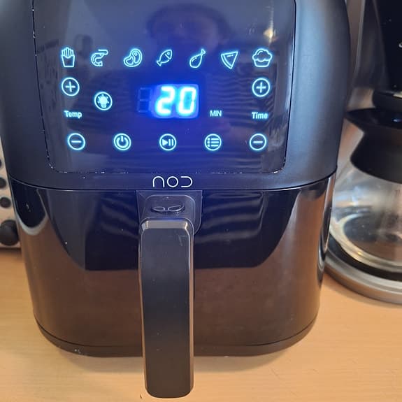 Nod airfryer svart med digital display,XL