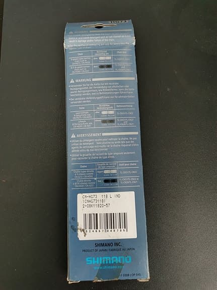 CYKELKEDJA SHIMANO DEORE CN-HG73