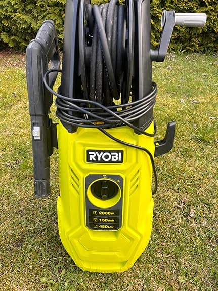 Ryobi högtryckstvätt 150 bar gul
