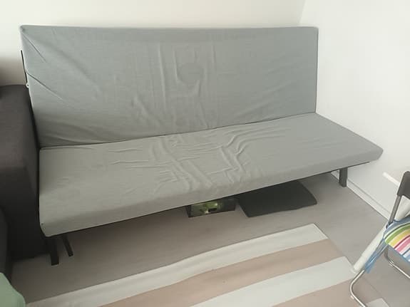IKEA bäddsoffa grå