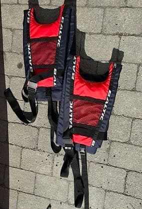 Tvåmanskajak med komplett utrustning