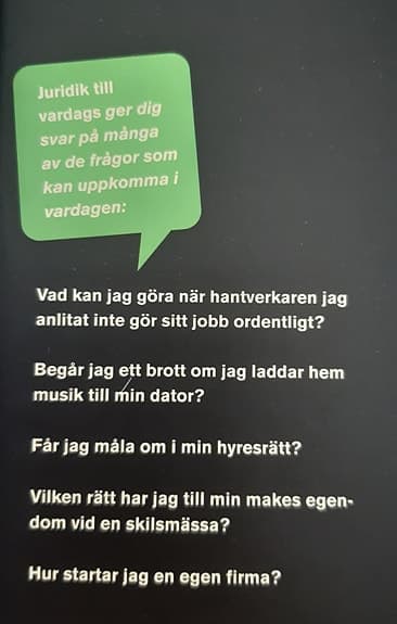 Juridik till vardags - handbok
