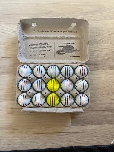Tripple track goflbollar