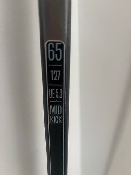 True EX6 hockeyklubba 65 flex Left mycket fint skick