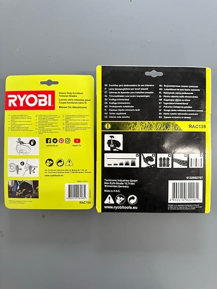 Ryobi trimmerblad till grästrimmer