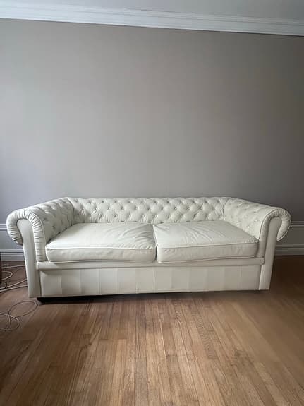 Chesterfield soffgrupp med fåtölj