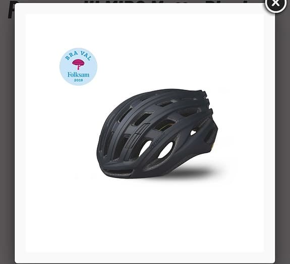 Cykelhjälm Specialized Propero III MIPS Matte Black