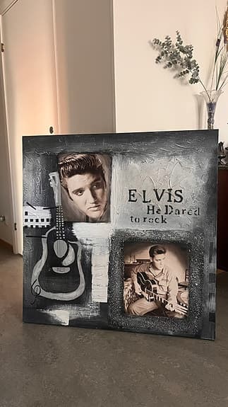 Stor Elvis tavla