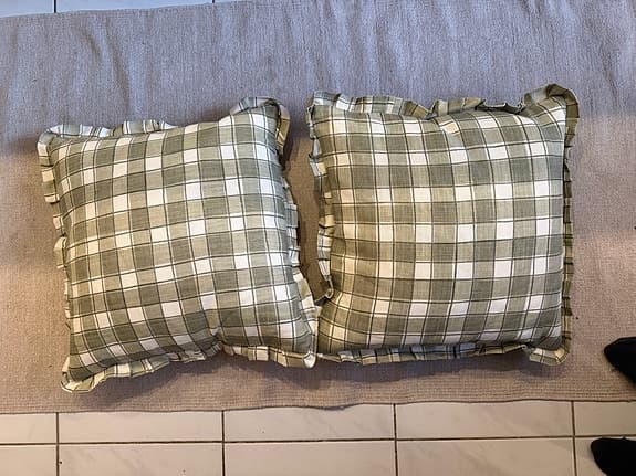 Studio Cathy Nordström - 2 kuddfodral + specialsydd sittdyna