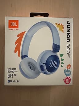 JBL JR 320 BT trådlösa hörlurar för barn blå