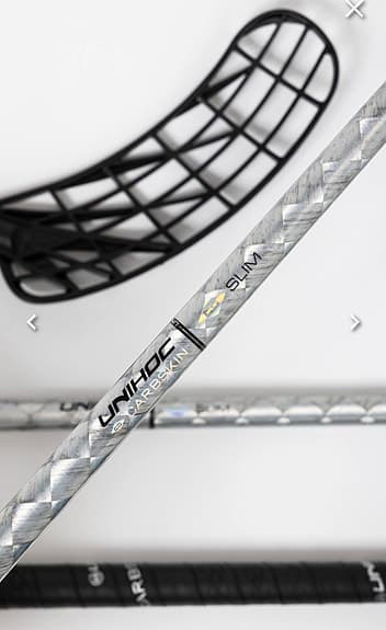 Unihoc carbskin silver 29 innebandyklubba, 92cm