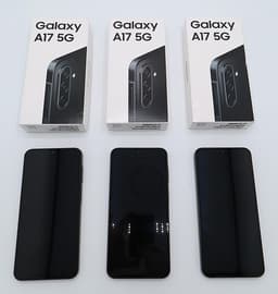 Tre stycken Samsung Galaxy A17 5G 128GB Black