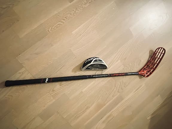 Innebandyklubba Unihoc Prodigy F32 + skyddsglasögon JR