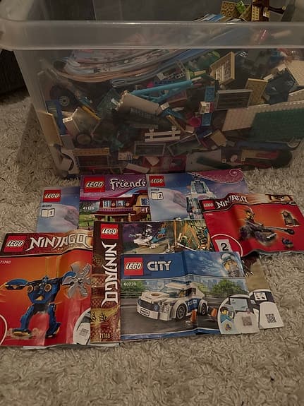 LEGO osorterat