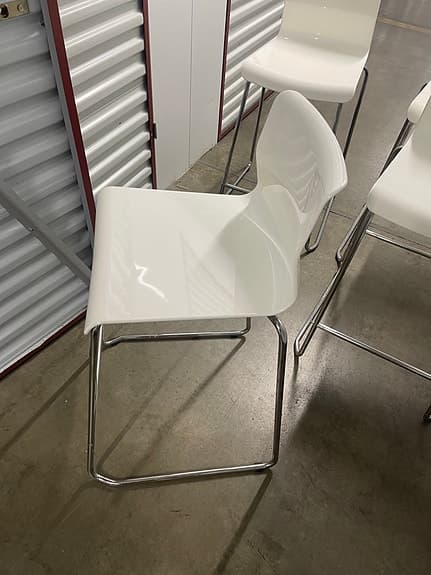 IKEA barstolar 4 st , vita
