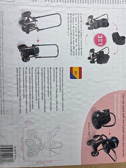 Cybex 3-i-1 Dockvagn