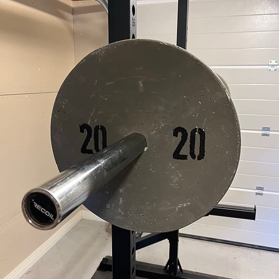 Viktskivor för olympisk skivstång (50 mm hål) 5 - 20 kg