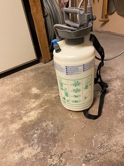 Hozelock tryckspruta 5L vit