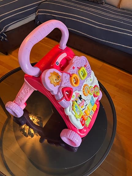 Fisher-Price gåvagn aktivitetsleksak rosa