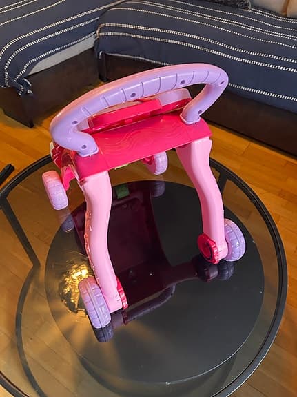 Fisher-Price gåvagn aktivitetsleksak rosa