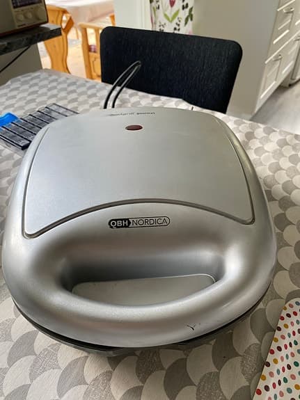 OBH Nordica smörgåsgrill / paninigrill silver