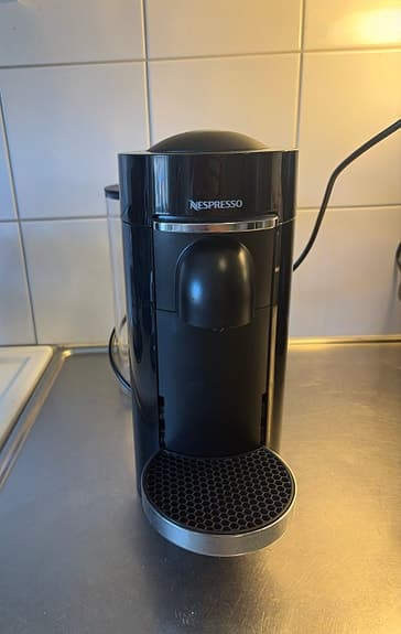 Nespresso kaffemaskin kapselmaskin svart
