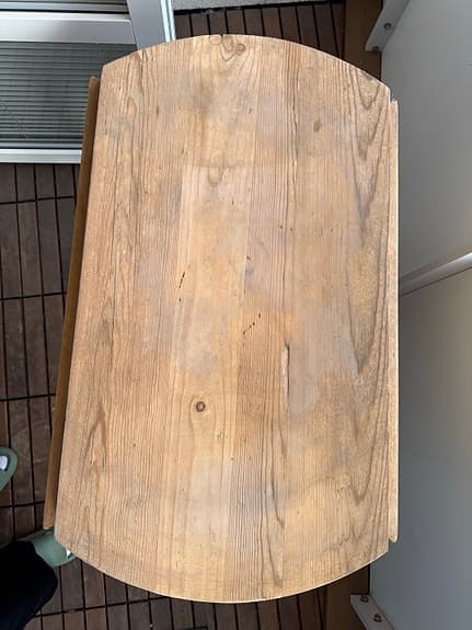 Gammalt runt slagbord