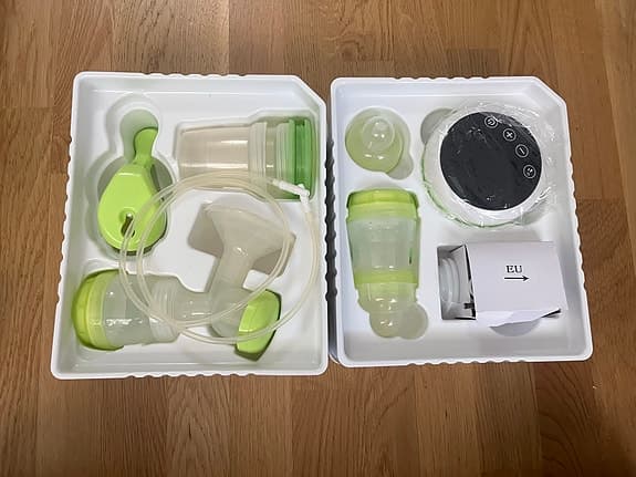 Bröstpump 2-1 MAM + ny nappflaska