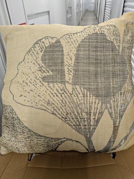 Vintage kudde / fjädrar innekudde