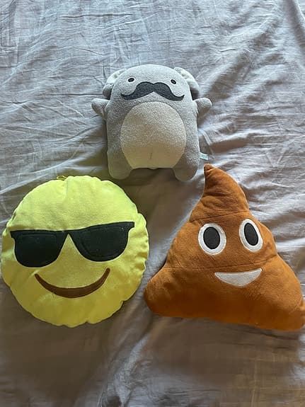Smiley kuddar + gosedjur