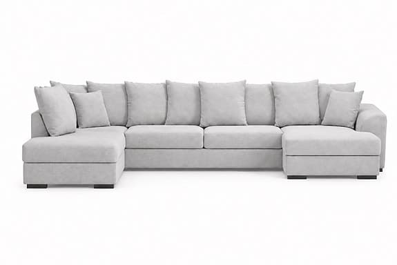 Mio 3-sits soffa med divan vänster och schäslong höger