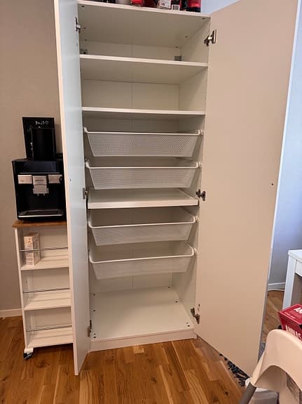 Skafferiskåp förvaring