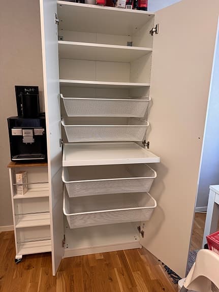 Skafferiskåp förvaring