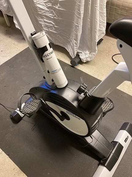 Monark Homeline motionscykel svart/vit