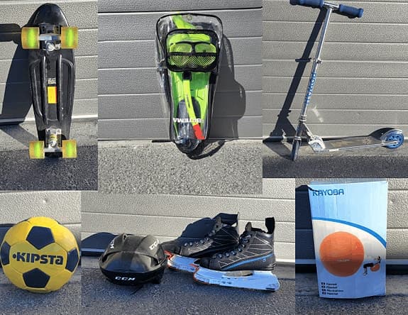 Sport- och fritidsprylar för barn