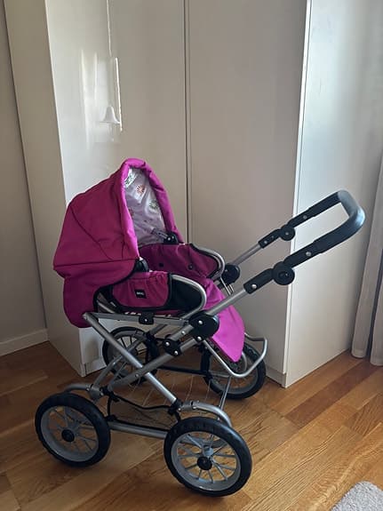 BRIO dockvagn rosa
