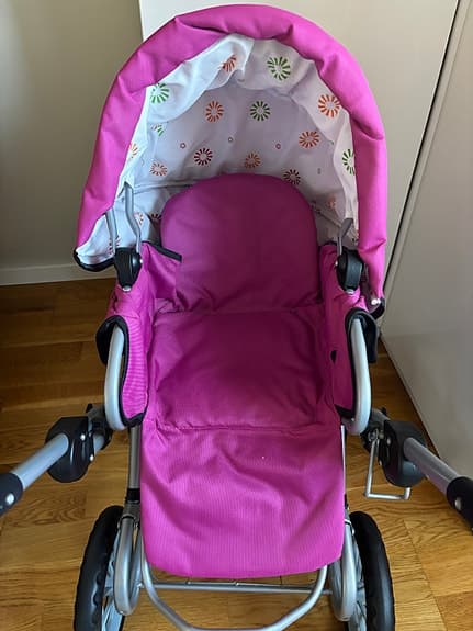 BRIO dockvagn rosa
