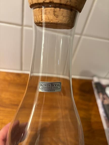 Glas karaff av Signe Persson-Melin
