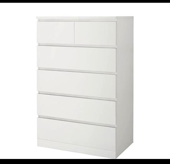 IKEA Aage Petersen byrå 80x123 vit