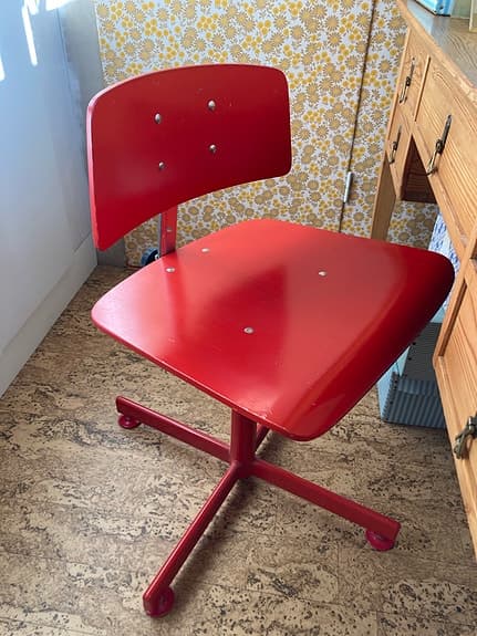 Vintage Skrivbordsstol IKEA sent 70-tal