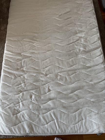 IKEA NORRSELE bäddmadrass vit