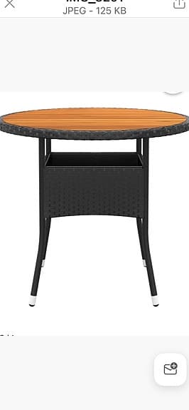 Trädgårdsbord Ute/Inne i akaciaträ /konstrotting