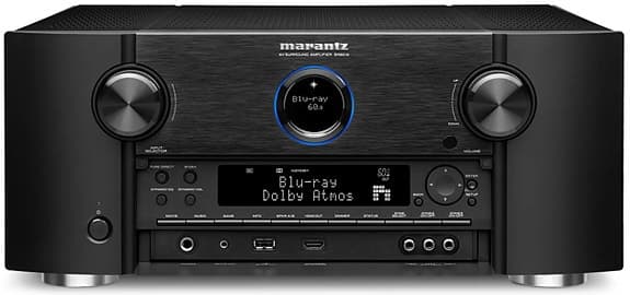 Marantz SR8012, Mediaspelare, Subbar, Center H, Golv H, Atmos H
